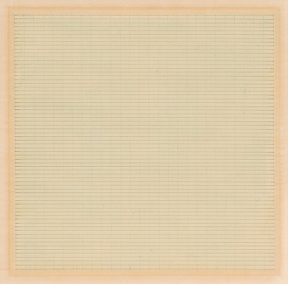 Agnes Martin, Sin título, 1962-1964 — Imagen cortesia de la Galería Elvira González