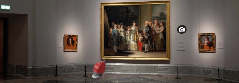 Adrian Melis. Virtual Cleaning Service for Art Museums and Institutions — Imagen cortesía de ADN galeria