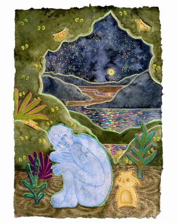 Zayn Qahtani. The Whisperings at Southwark Park Galleries - Dilston Gallery