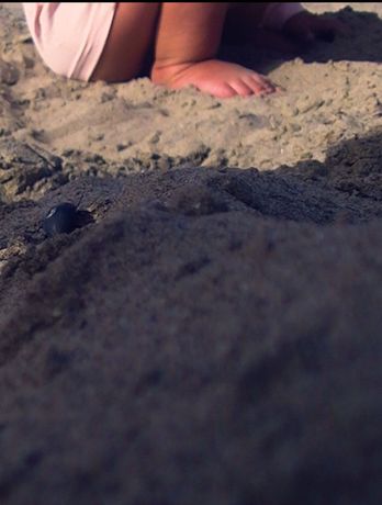 Jasmin Preiß, Filmstill von Beach, 2026