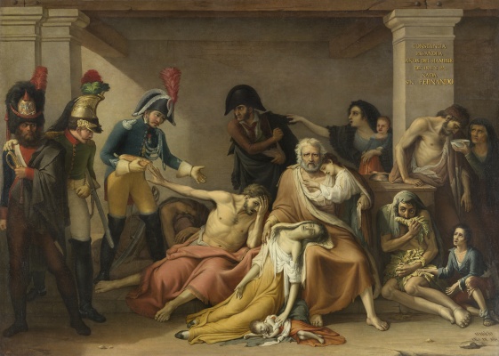 José Aparicio, El año del hambre de Madrid, 1818