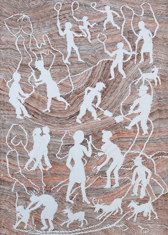 Large 'Line by Line' on paper