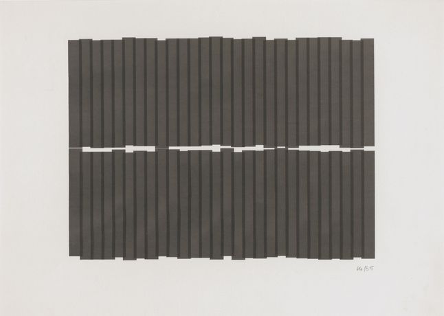 Vera Molnar Horizontales (Etude)
