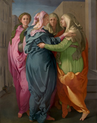 La Visitación Jacopo Carucci Hacia 1528 La Visitación