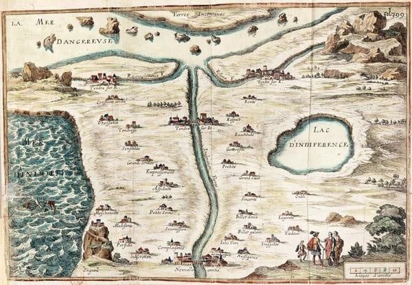 Madeleine de Scudéry, Carte du tendre