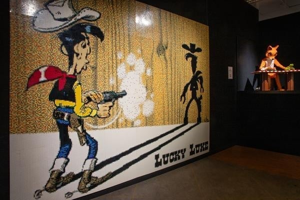 Lucky Luke mosaic