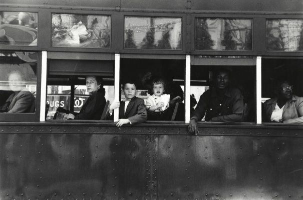 Robert Frank. Tranvía. Nueva Orleans, 1955