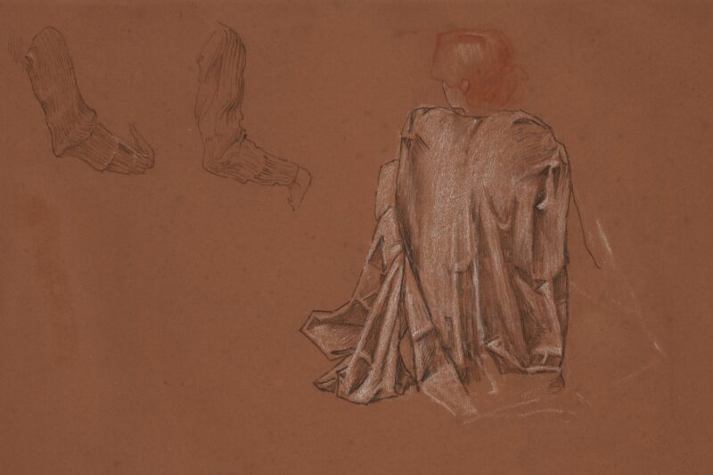 Figure Study for the Last Sleep of Arthur in Avalon