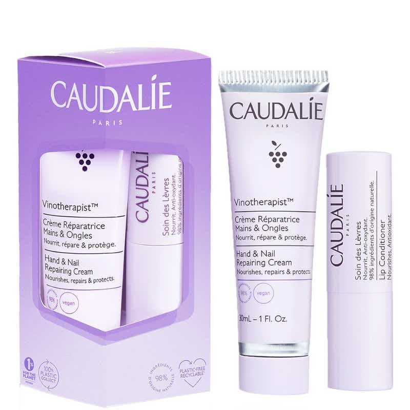 Caudalie 葡萄籽护手霜 + 润唇膏套装