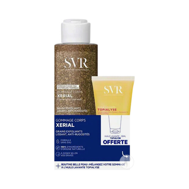 SVR 身体磨砂 100g + 沐浴油 55ml 套装