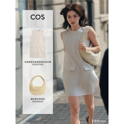 亚麻连衣裙
