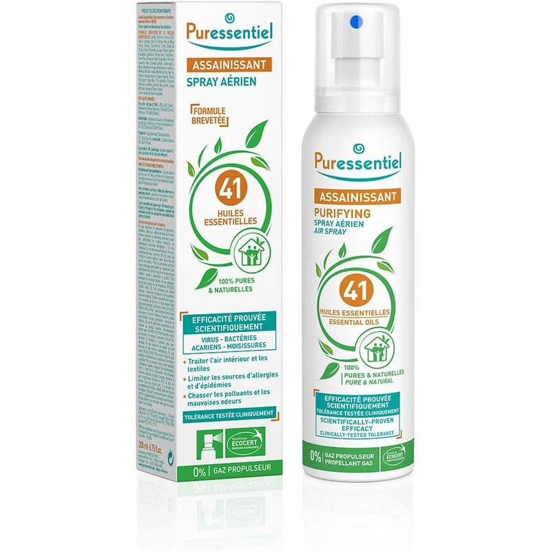 【史低价】Puressentiel空气净化喷雾仅9€🌿41种天然精油，净化空气除异味！