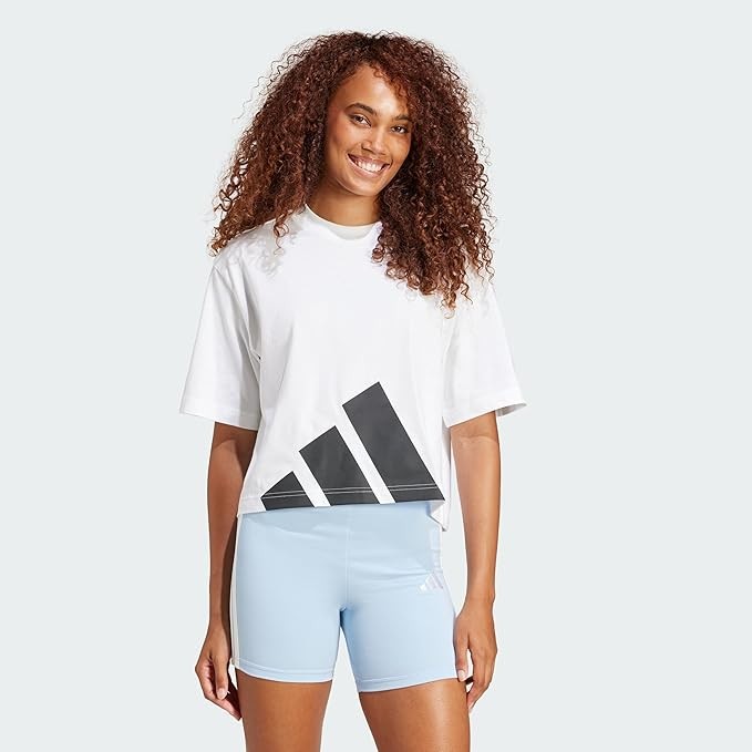 【史低价】Adidas女士Logo宽松短袖半价15€收👕百搭舒适版型，夏日休闲必备！
