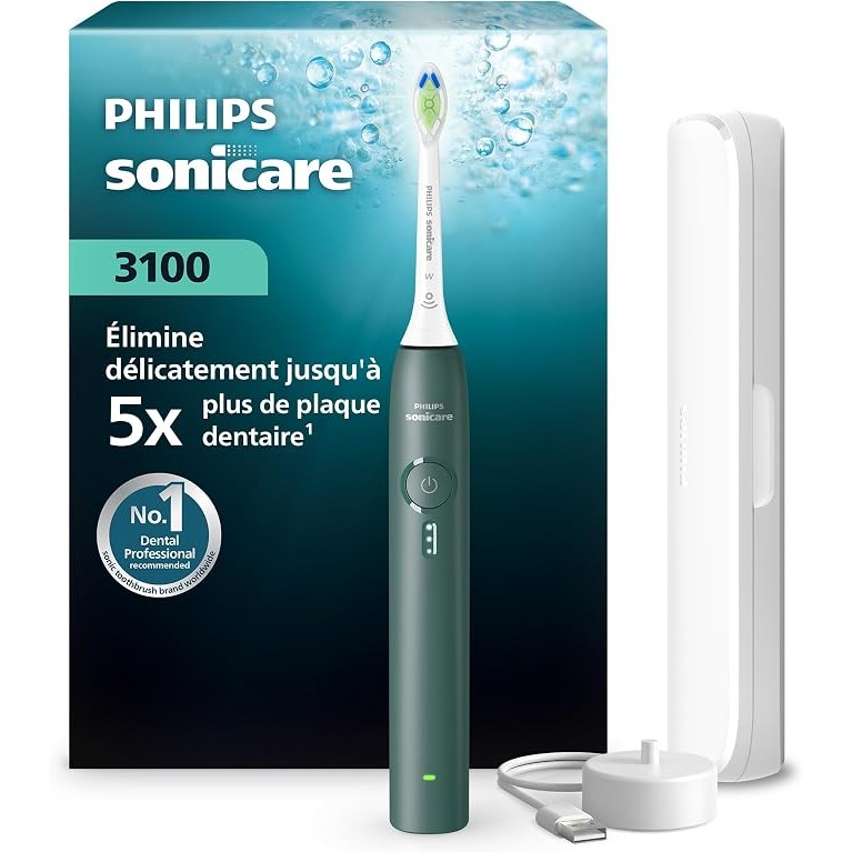 飞利浦Sonicare 3100系电动牙刷限时39€收🦷压力感应+3档模式，洁牙更高效！