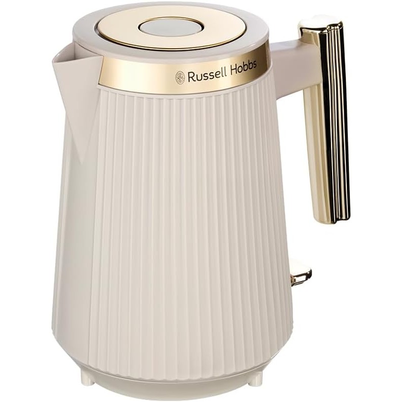 【史低价】Russell Hobbs Brontë石纹电热水壶29€☕1.7L容量，Plissé褶皱造型，兼顾颜值与实用性