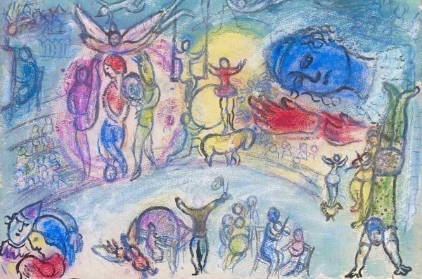 Marc Chagall, Esquisse pour Le Grand Cirque