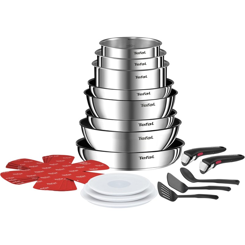 Tefal Ingenio Emotion 20 件套厨具 139€🍳可拆卸锅具，收纳不占厨房空间！