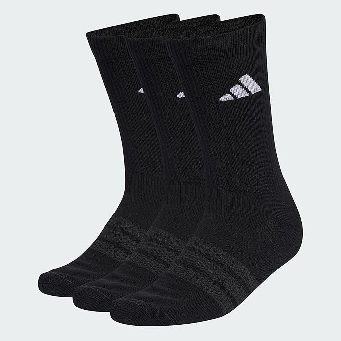 adidas运动休闲中筒袜8€，3双装，柔软舒适日常穿搭