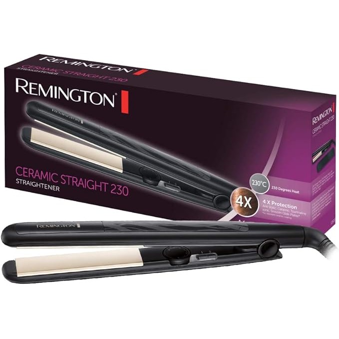 【史低价】Remington S3500陶瓷负离子直发器12€，均匀加热顺滑亮发