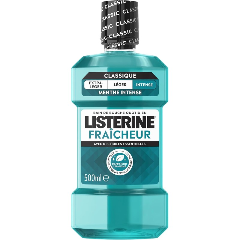 Listerine强效清新漱口水4€，500ml日常口腔护理