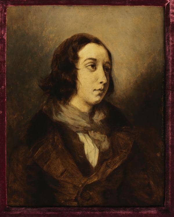 Eugène Delacroix, George Sand habillée en homme