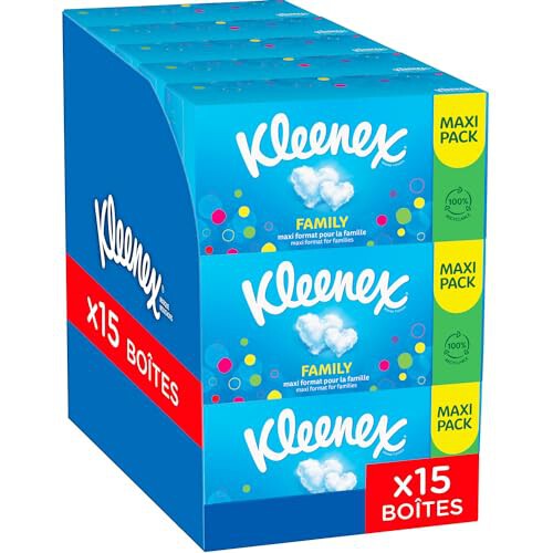 Kleenex 舒洁抽纸 15 盒 · 128 抽大容量