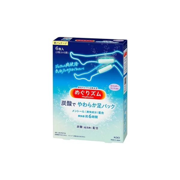 花王 MegRhythm 薄荷足部凉感贴 6片