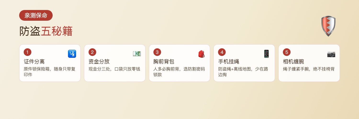 防盗五秘籍