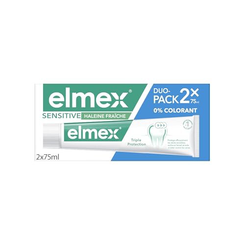 ELMEX 清新口气牙膏 2 支 · 0 色素护釉