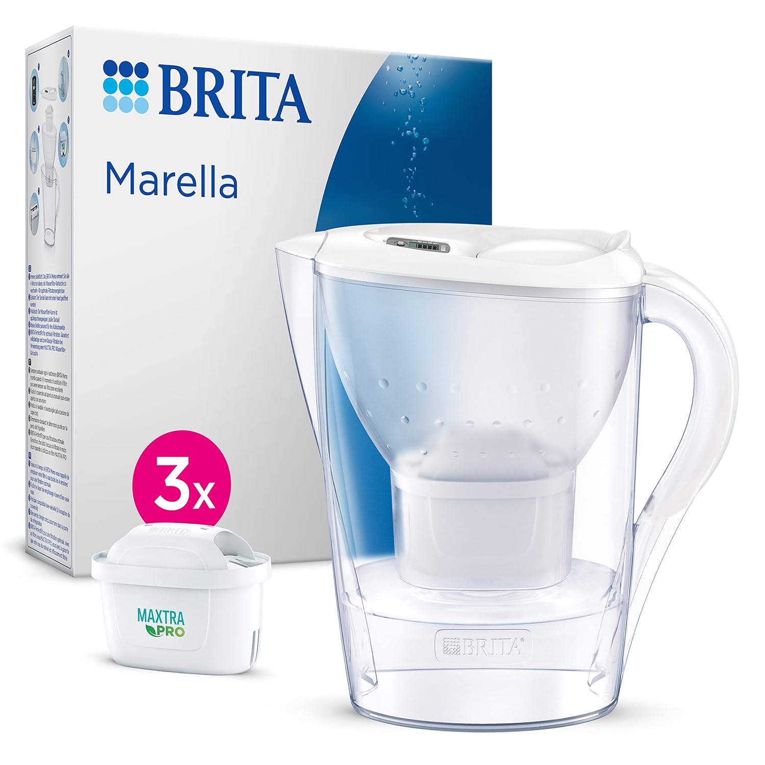 Brita Marella 滤水壶（含 3 滤芯）