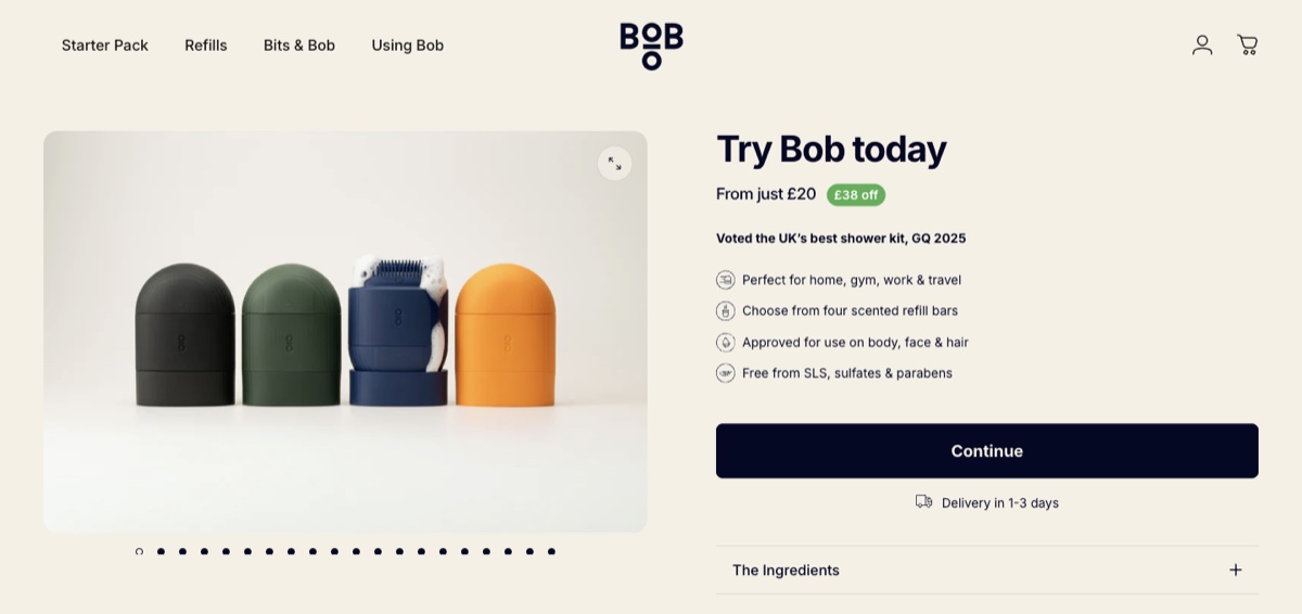 BOB 官网入门套装页