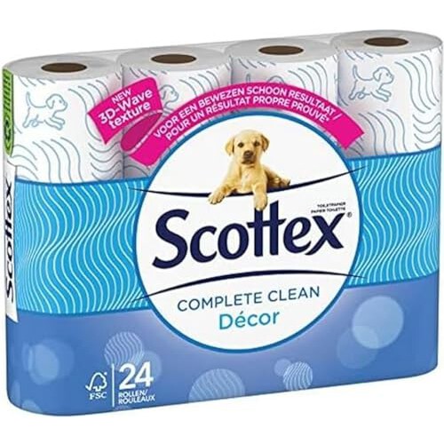 Scottex 小狗卷纸 24 卷 · 比超市便宜一半
