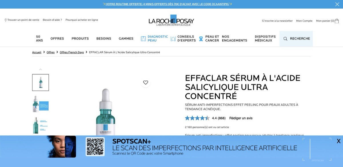 Effaclar 三酸控油焕肤精华(油痘肌)· 理肤泉官网