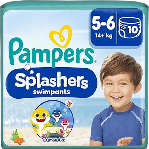 Pampers 游泳尿布 10 只 · 夏日玩水必备