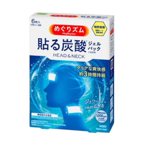 花王 MegRhythm 头颈凉感贴 6片