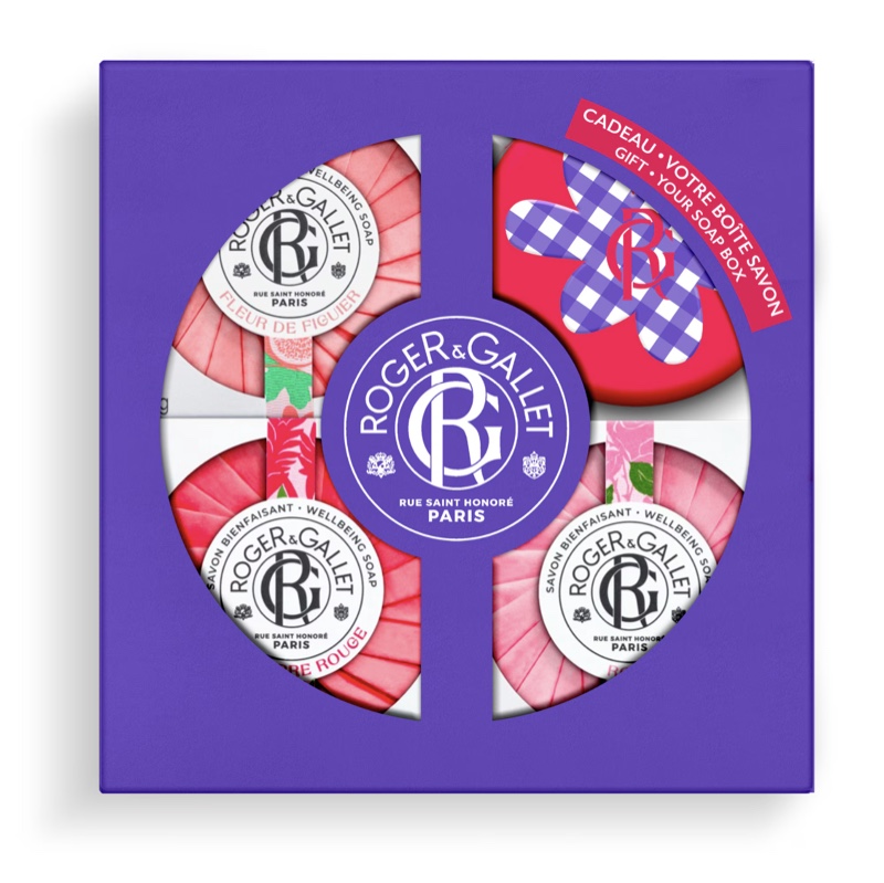 Roger & Gallet 香氛皂礼盒(无花果·姜·玫瑰)