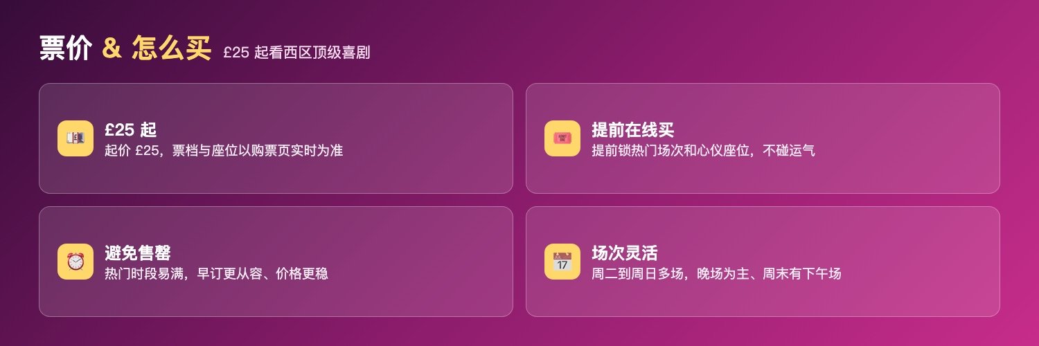 Titanique购票信息:£25起、在线提前购锁热门场次好座、避免售罄、周二到周日多场次可选