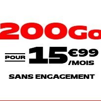 NRJ Mobile · 200Go · 15,99€