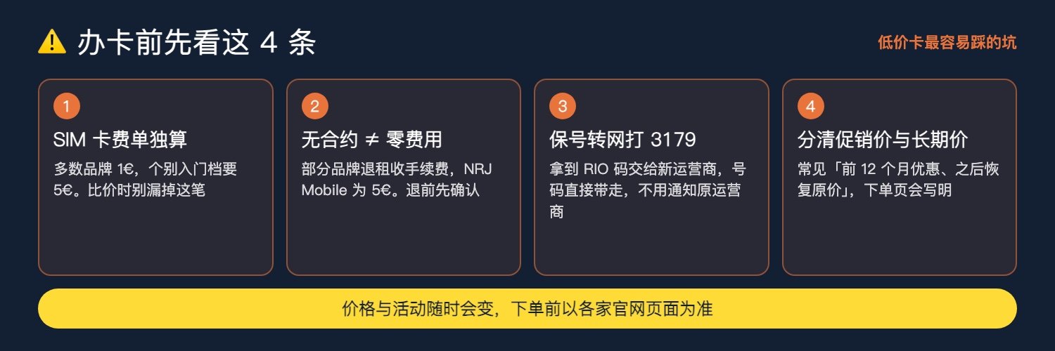 办卡前的 4 个注意点