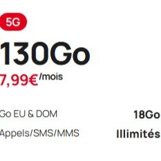 🔥 130Go · 7,99€ 起