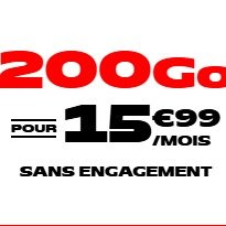 NRJ Mobile · 200Go · 15,99€