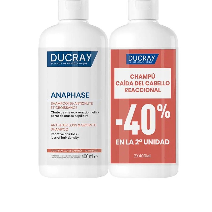 Ducray Anaphase+ 防脱洗发水2 x 400 ml