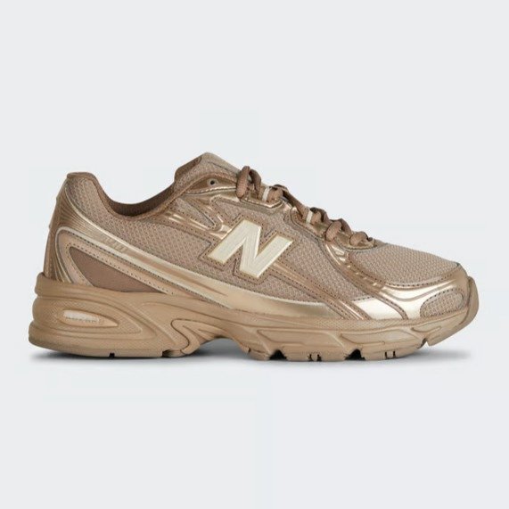 New Balance 740棕色运动鞋