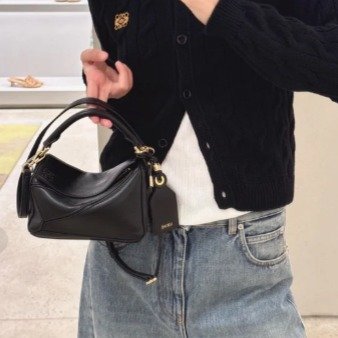 Loewe 罗意威 Puzzle Mini 手袋 黑色