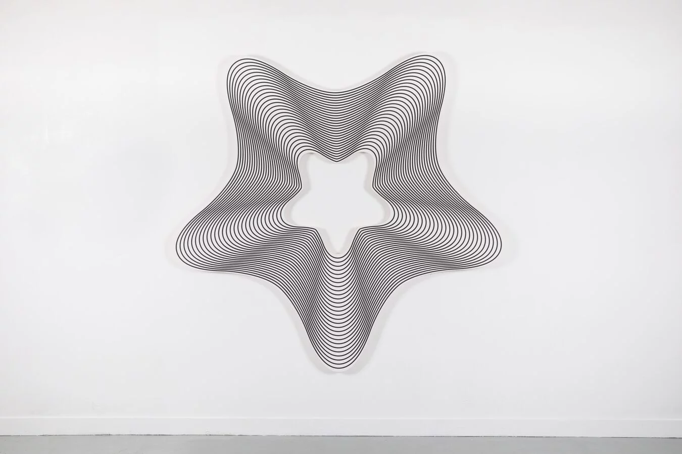 Philippe Decrauzat《Teatro Anatomico》:解剖画布与身体的视觉剧场