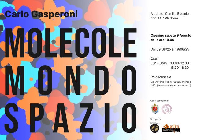 Carlo Gasperoni《Molecole Mondo Spazio》：宇宙与自然的诗意对话