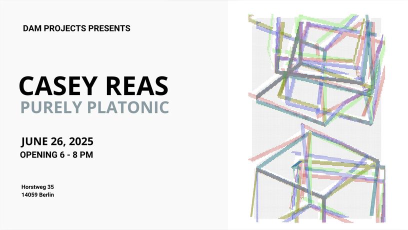 Casey Reas《Purely Platonic》：数字与哲学的几何对话