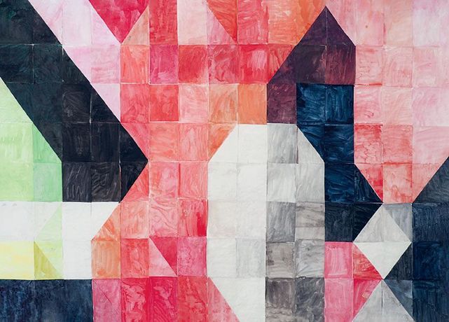 Tina Haber《Panorama》:抽象拼贴与空间幻觉的当代全景体验