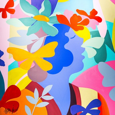 Marc Jesús Vives《El placer de vivir》:用蓝色画笔描绘生活的乐趣