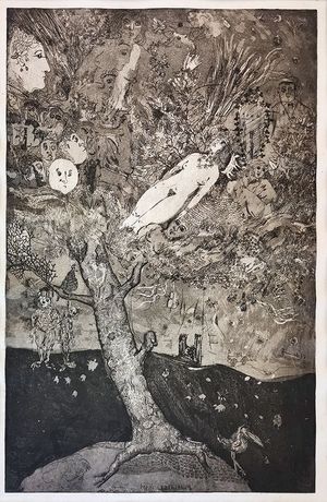 Günter Schöllkopf《世界文学的异想解读者与蚀刻大师》:文学与版画的自由想象